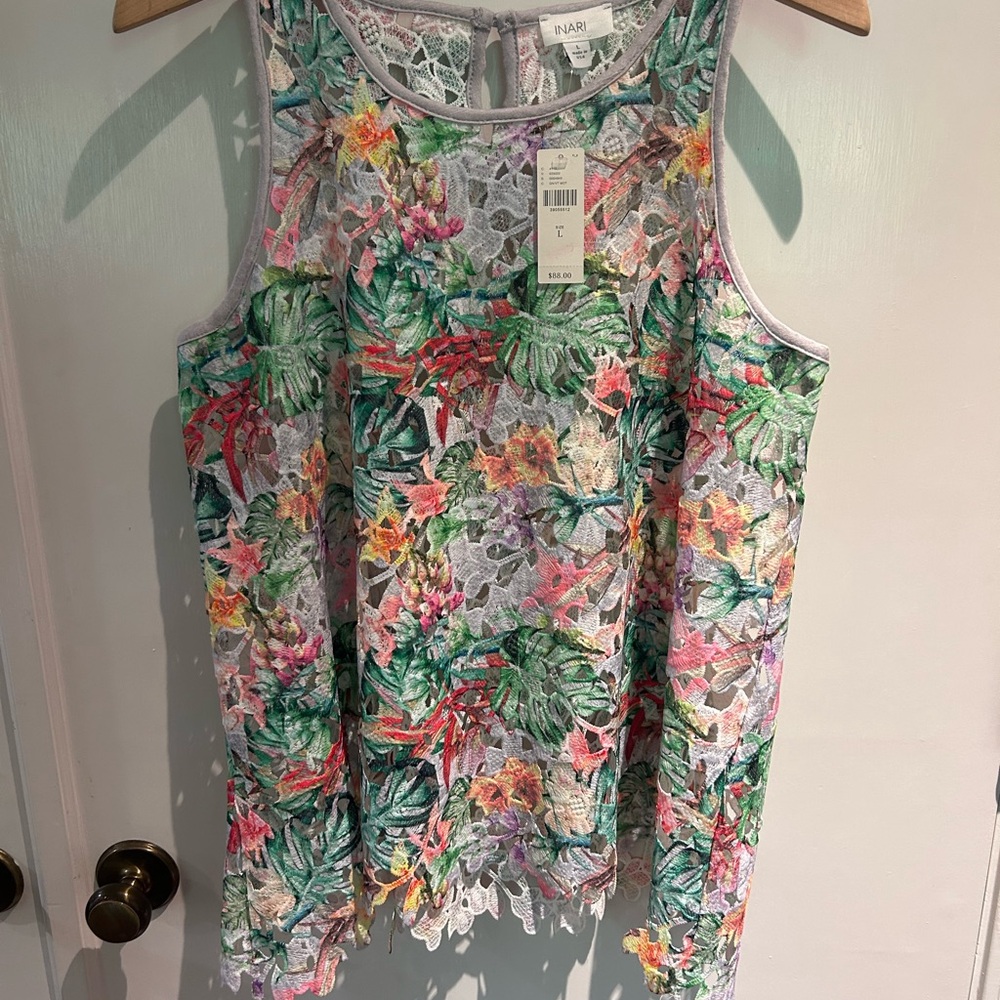 Anthropologie Inari Lace Cut Top! NWT! Sz: L